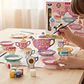 Juego De Té De Cerámica Para Pintar 19piezas Infantil Arte - Miniatura 5