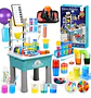 Juego Kit Mesa Laboratorio Científico 270 Experimentos Azul - Miniatura 1