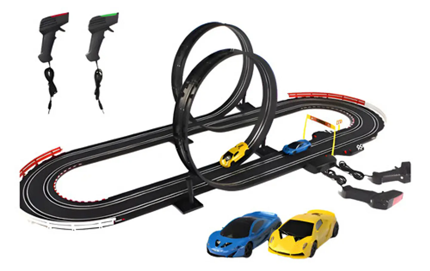 Pista Eléctrica De Carreras Speed Car Jj98-2 555cm Control 1