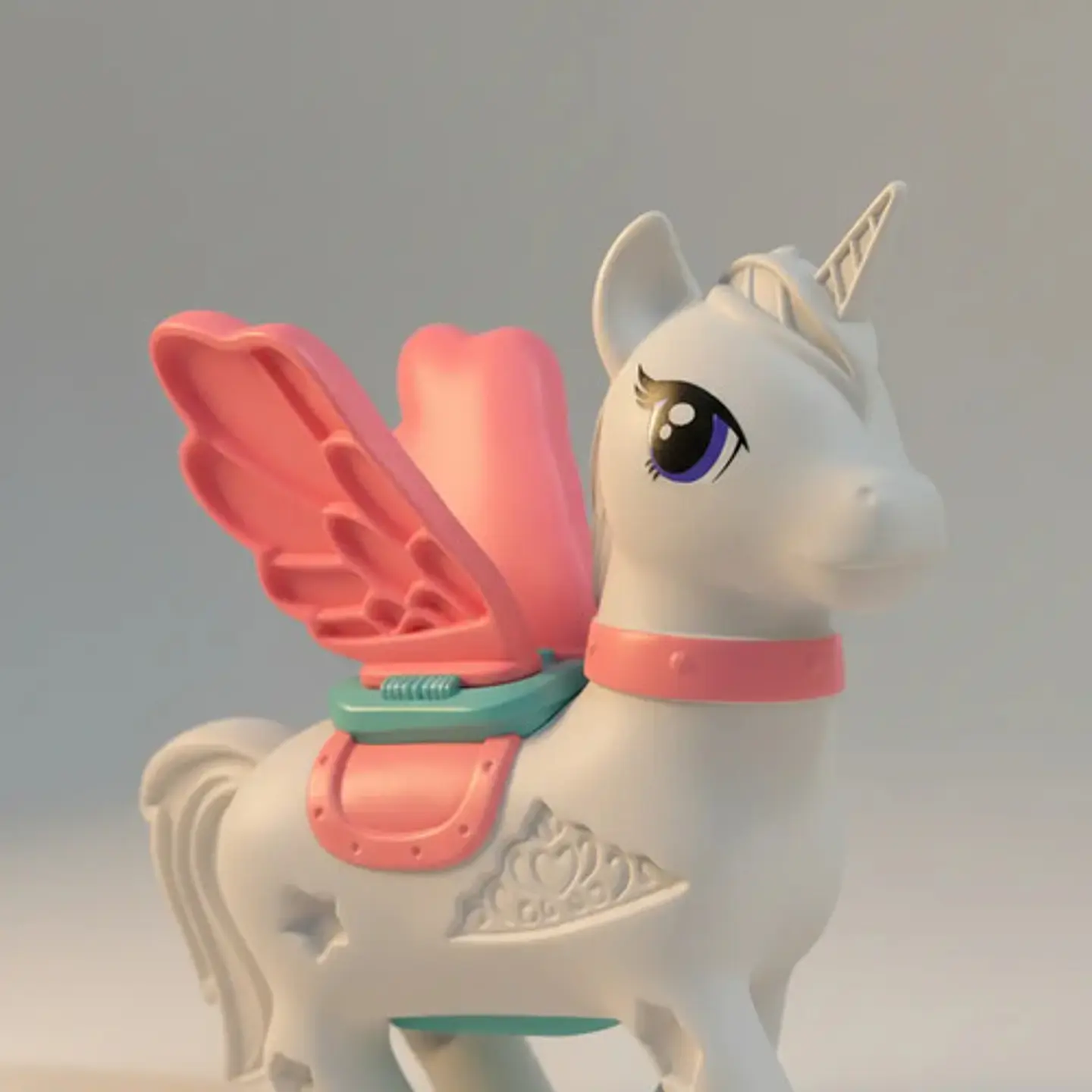 Set De Maas Moldeables Unicornio Cabello Alas Con Accesorios 7