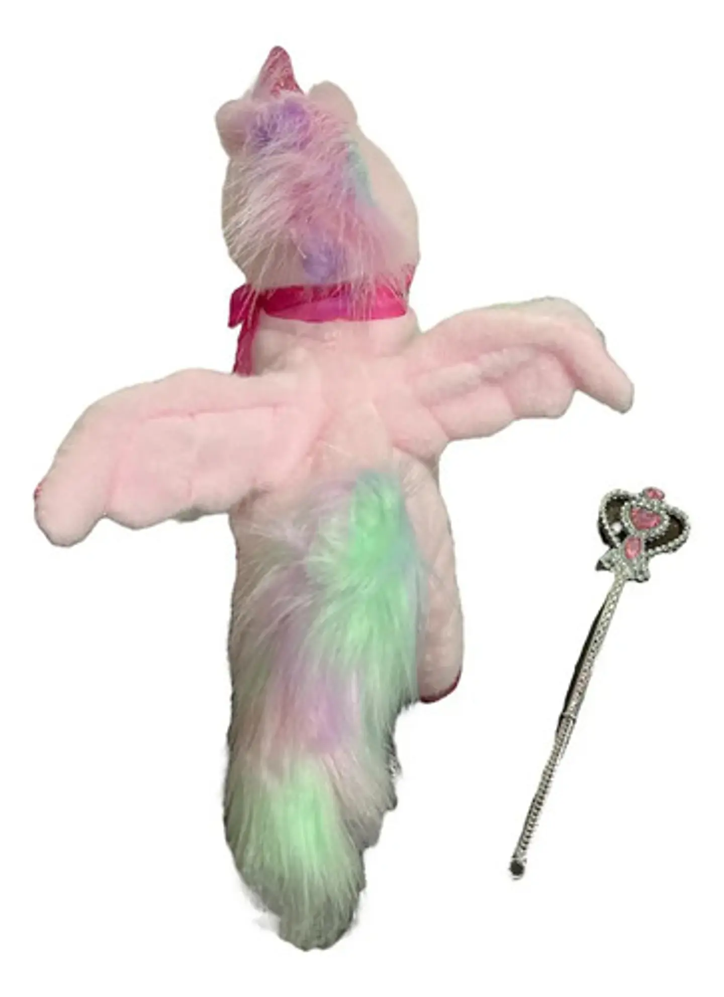 Peluche Unicornio Interactivo Camina Luz Mueve Cola Mascota 3