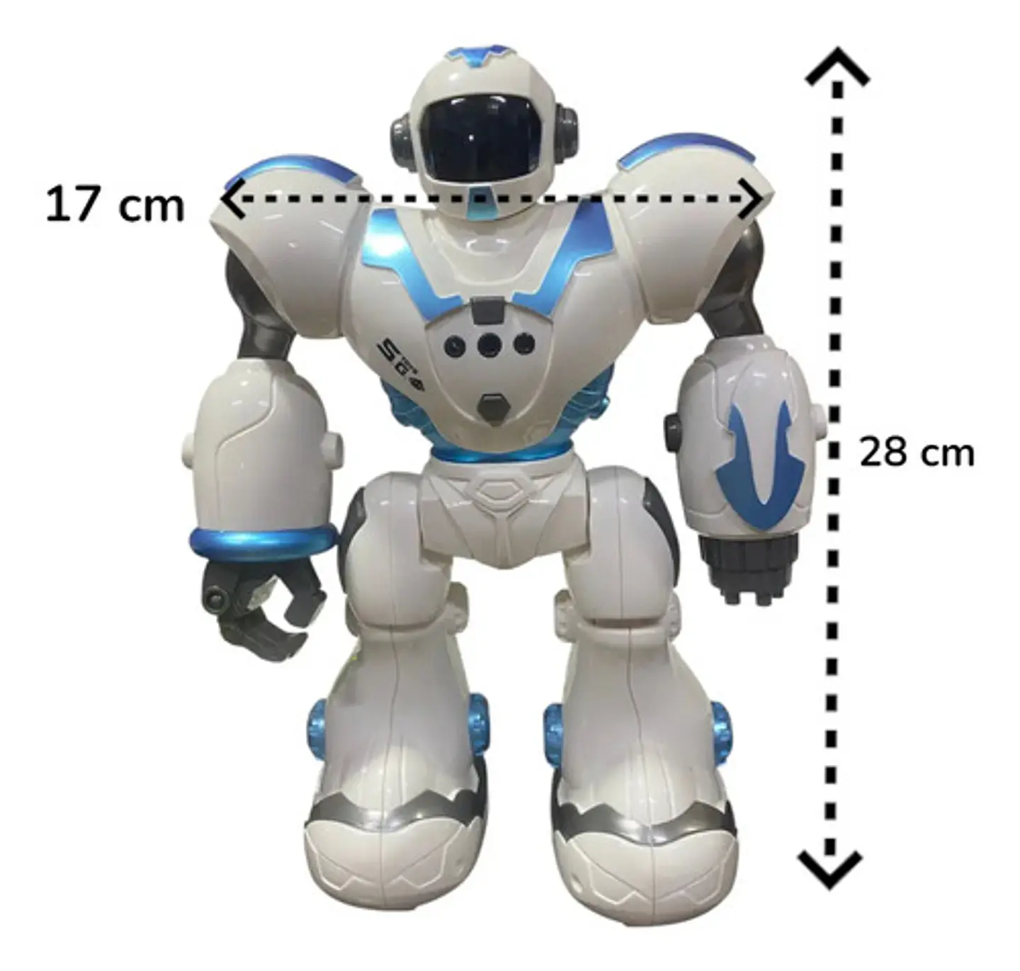 Robot Recargable A Control Remoto Movimientos Sensores 3
