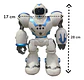 Robot Recargable A Control Remoto Movimientos Sensores - Miniatura 3