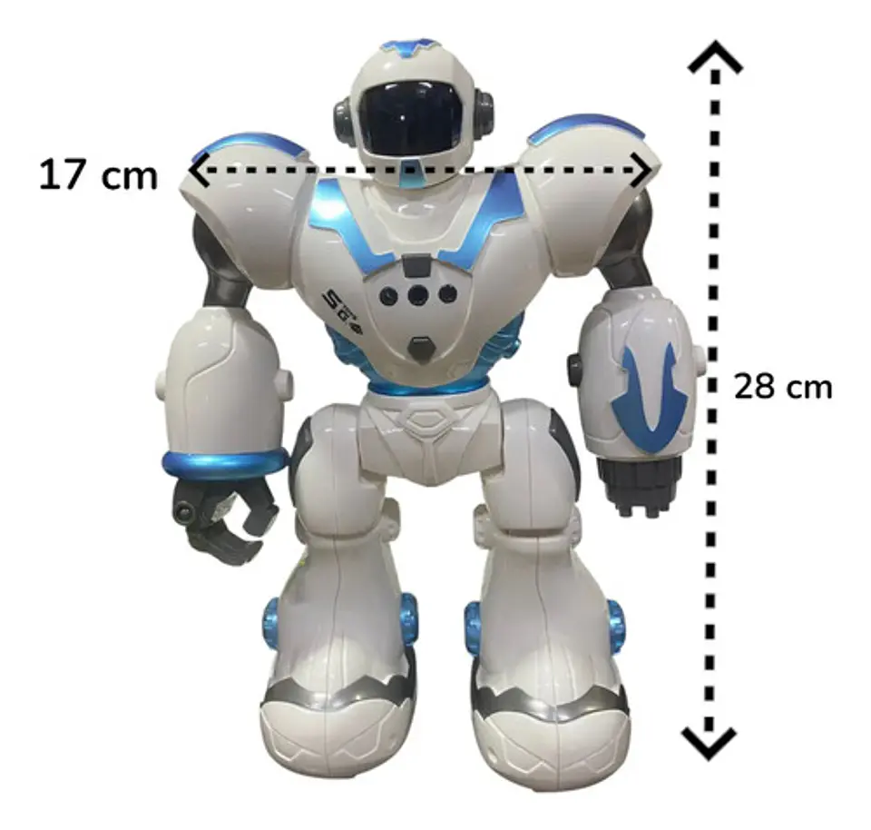 Robot Recargable A Control Remoto Movimientos Sensores 3