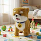 Perro Peluche Control Collar Camina Ladra Saca La Lengua - Miniatura 1
