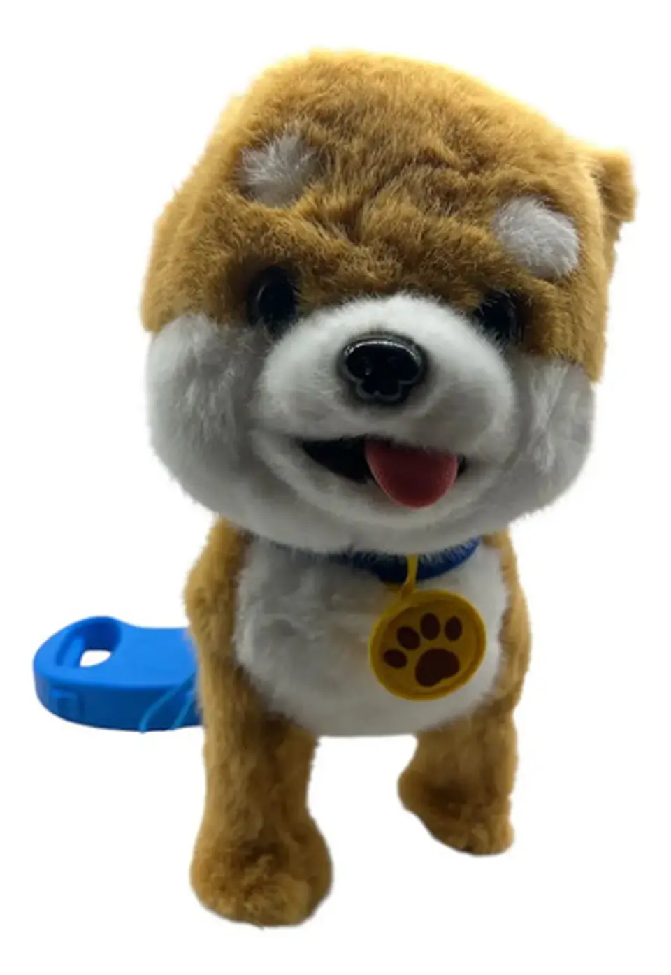 Perro Peluche Control Collar Camina Ladra Saca La Lengua 3