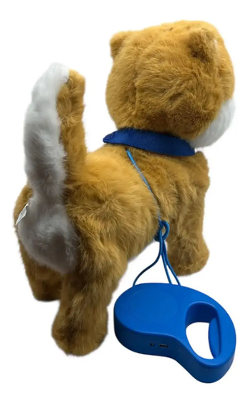 Perro Peluche Control Collar Camina Ladra Saca La Lengua 4
