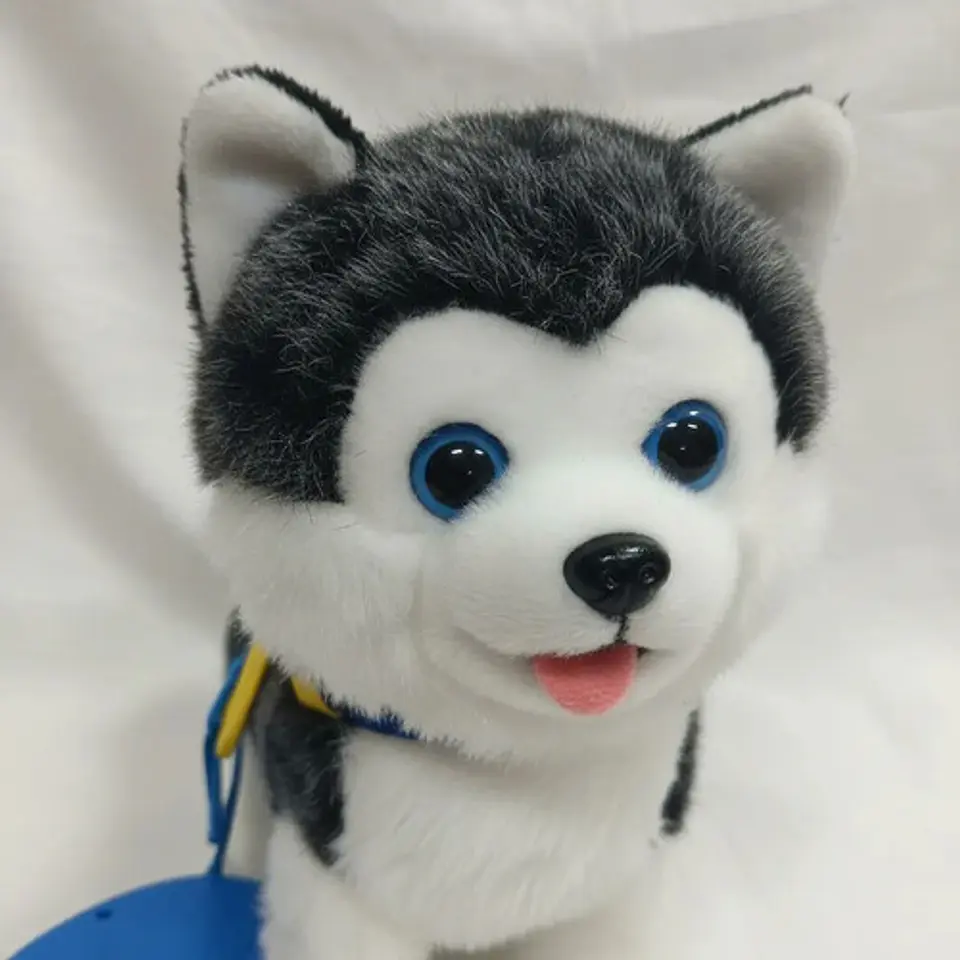 Perro Peluche Control Collar Camina Ladra Saca La Lengua 15