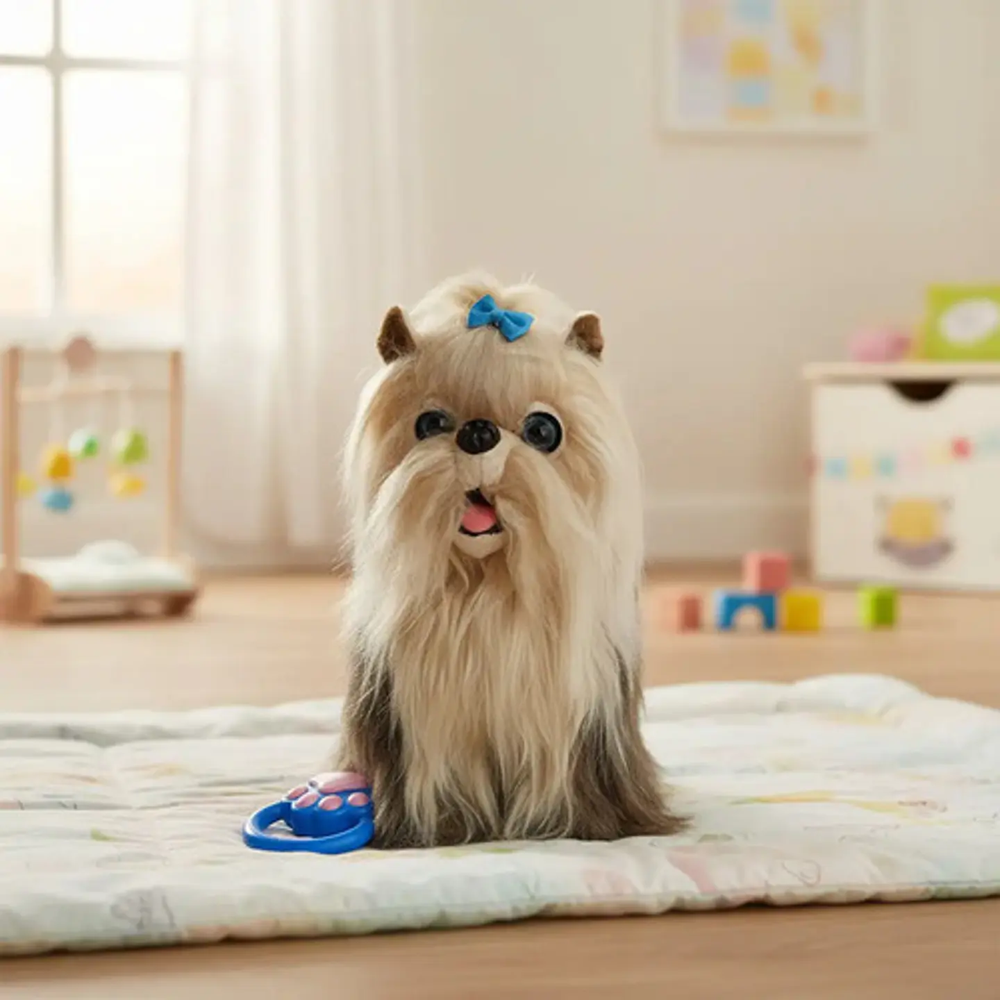 Perro Peluche Control Collar Camina Ladra Saca La Lengua 26