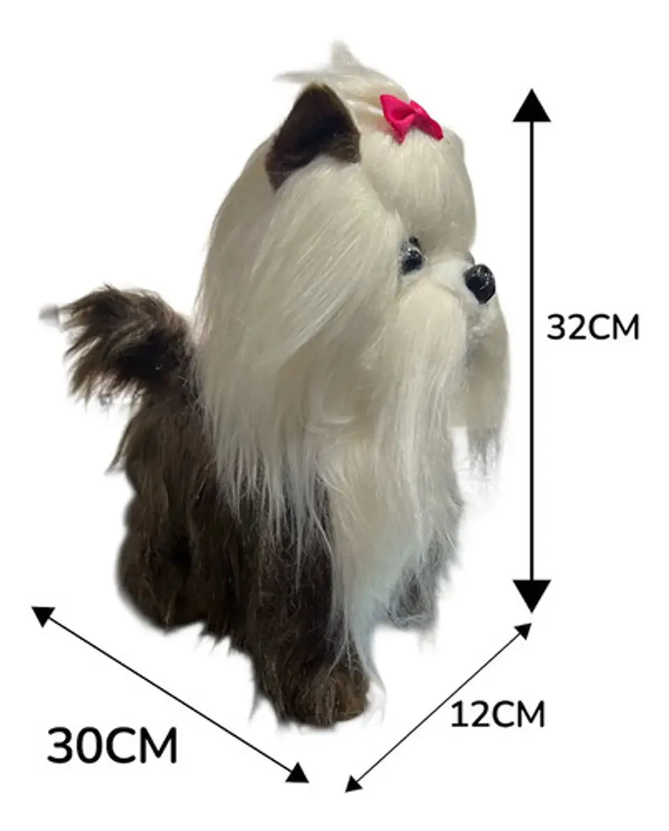 Perro Peluche Control Collar Camina Ladra Saca La Lengua 39