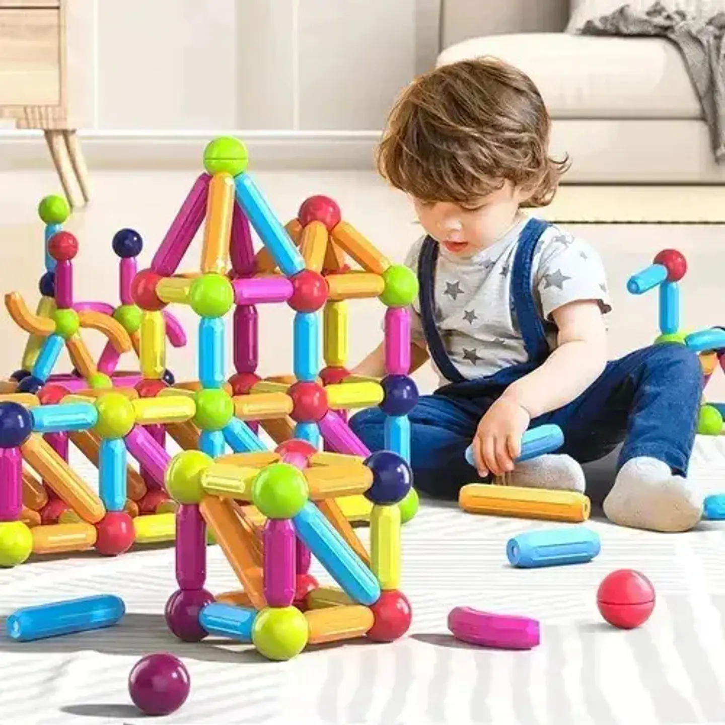 Armatodo Bloques Magnéticos Juguete Infantil 42pc Cantidad De Piezas 46 Versión Del Personaje Magnetico 1