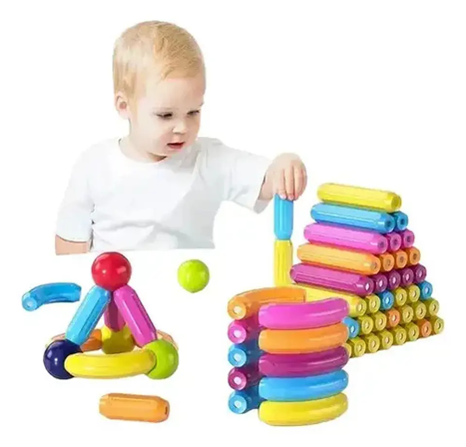 Armatodo Bloques Magnéticos Juguete Infantil 42pc Cantidad De Piezas 46 Versión Del Personaje Magnetico 4