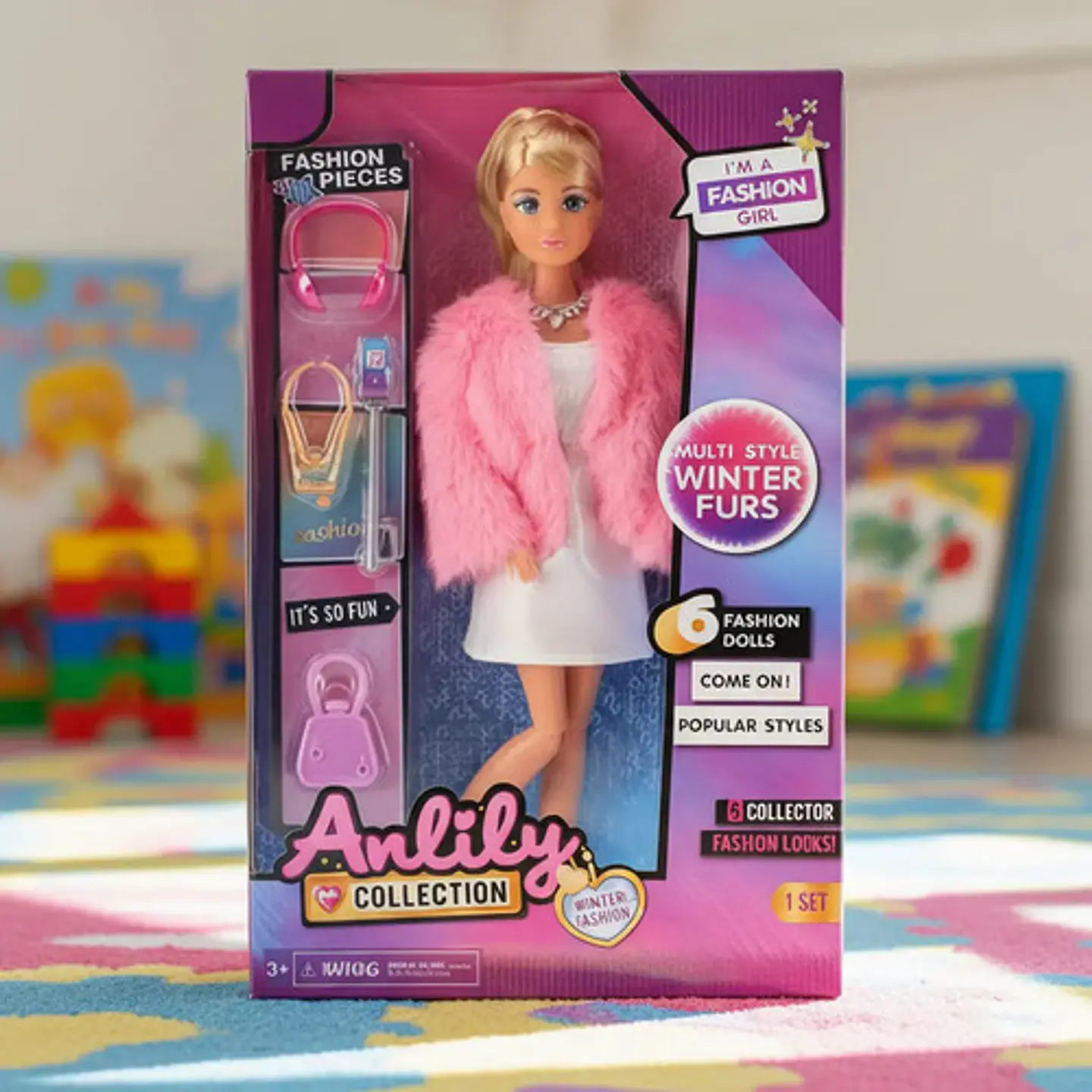 Muñeca Anlily  30 Cm Fashionista Accesorios V 2