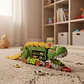 Camion Mula De Dinosaurio 2 En 1 T-rex Devora Autos Pista - Miniatura 4