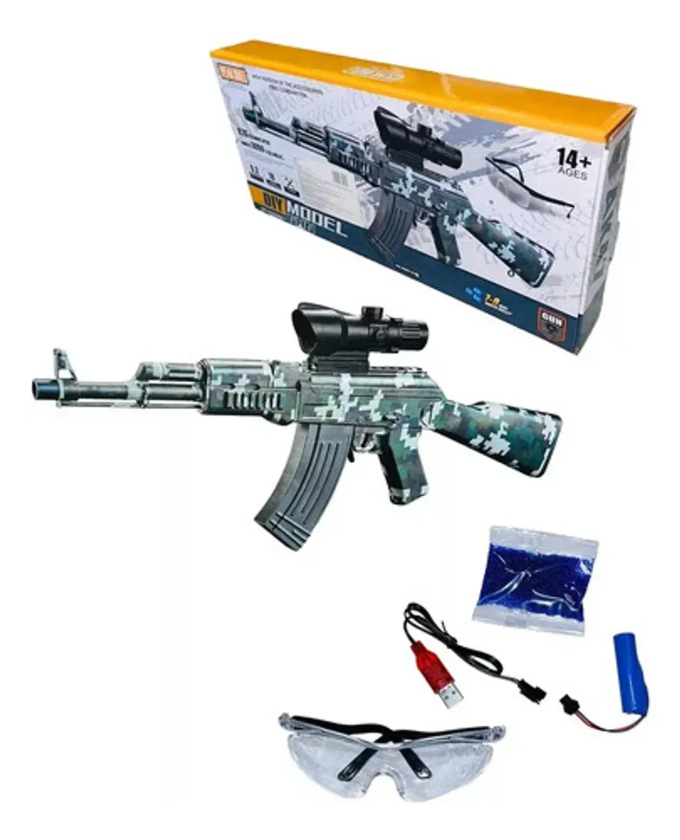 Ak-47 Fusil Asalto Juguete Regalo Niños Orbiz Cod 4