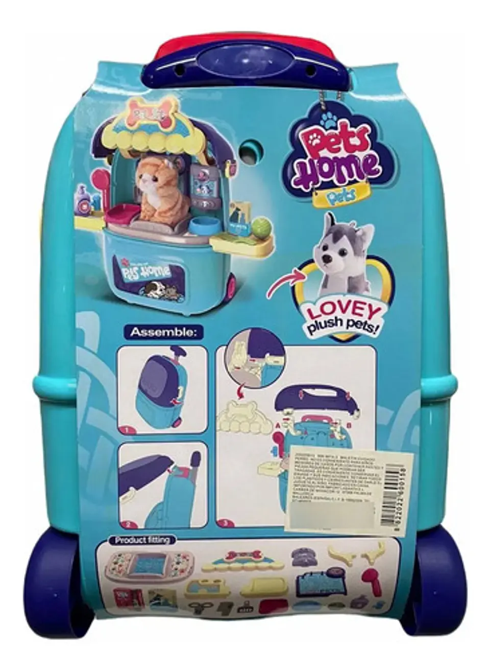 Juguete Kit Mascota Set Veterinaria Cuidado Maleta Maletin 11