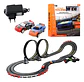 Pista Electrica De Carreras Speed Car Control Remoto Jj35-2 Color Negro - Miniatura 1