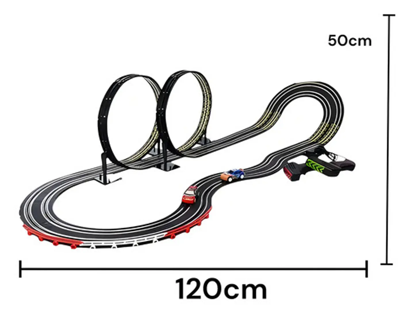 Pista Electrica De Carreras Speed Car Control Remoto Jj35-2 Color Negro 3