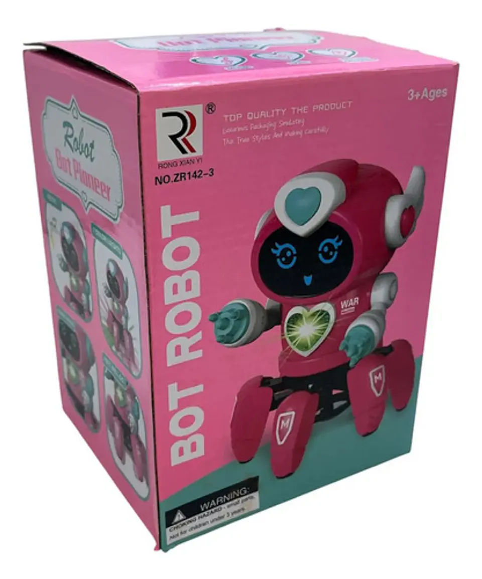 Robot Juguete Baila Octopus Música Luz Niños Bebes 12