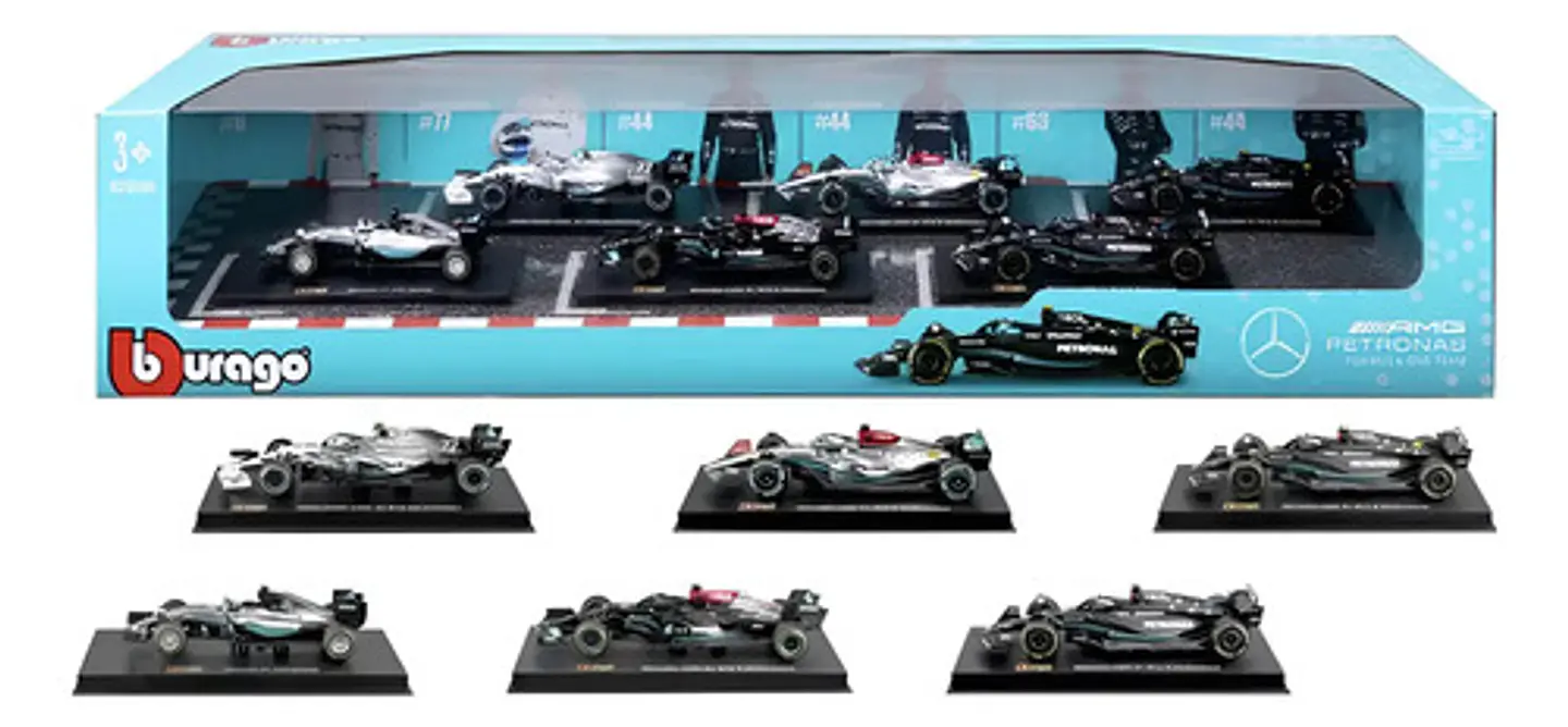 Set 6 Autos Coleccion Formula1 F1 A Escala 1:43 Bburago 1