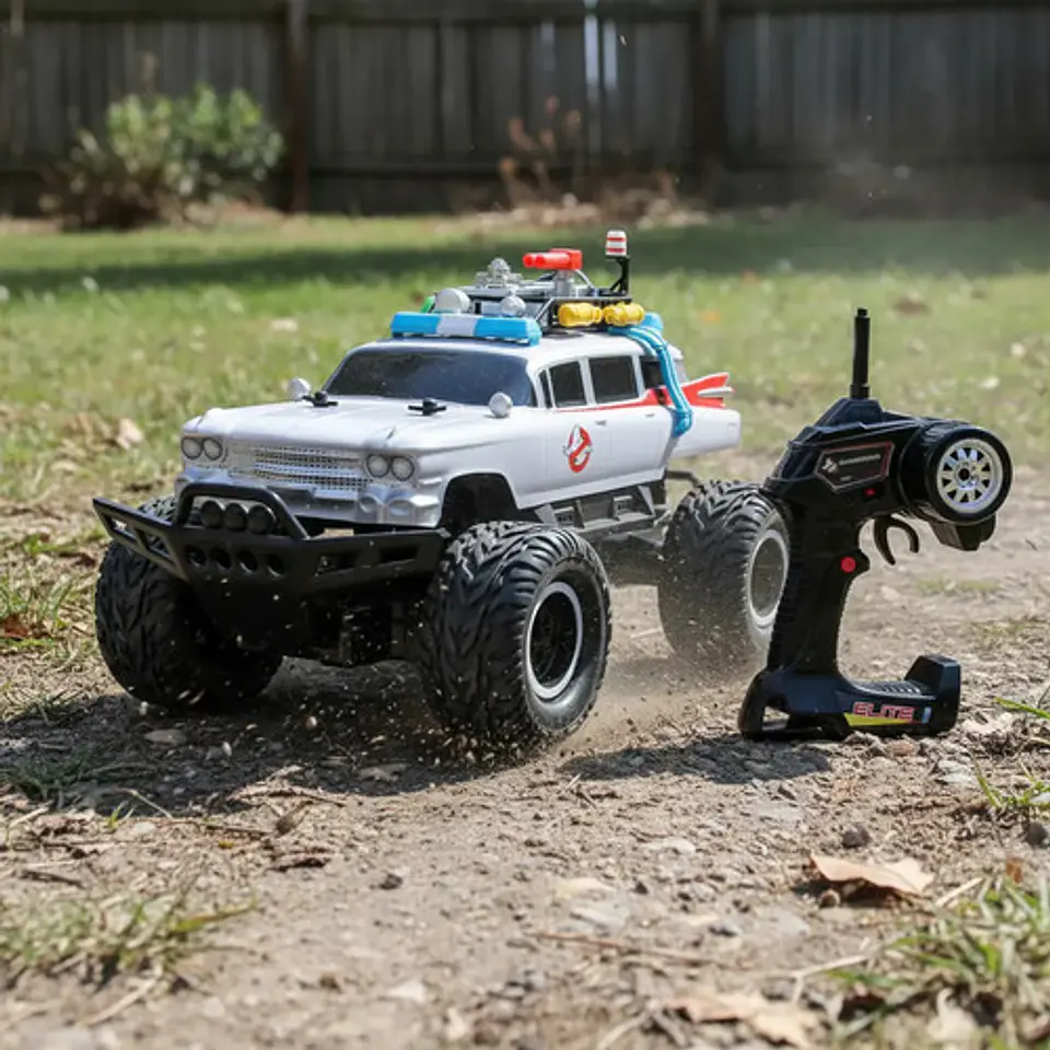 Carro Control Remoto Cazafantasmas 4x4 Recargable Luces Soni 2