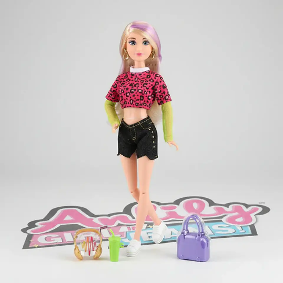 Muñeca Anlily  30 Cm Fashionista Accesorios Ve 3