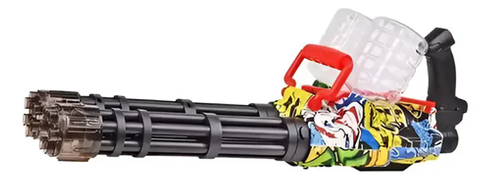 Minigun Pistola Hidrogel Recargable Con Orvis Y Luces 1