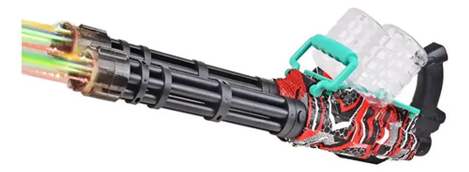 Minigun Pistola Hidrogel Recargable Con Orvis Y Luces 7