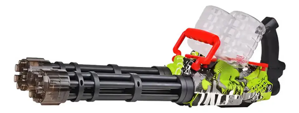 Minigun Pistola Hidrogel Recargable Con Orvis Y Luces 11
