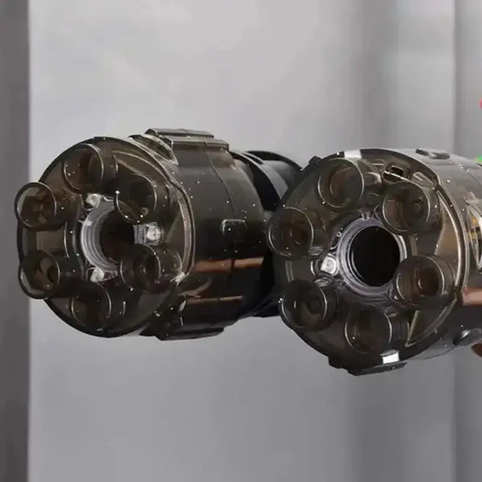 Minigun Pistola Hidrogel Recargable Con Orvis Y Luces 12