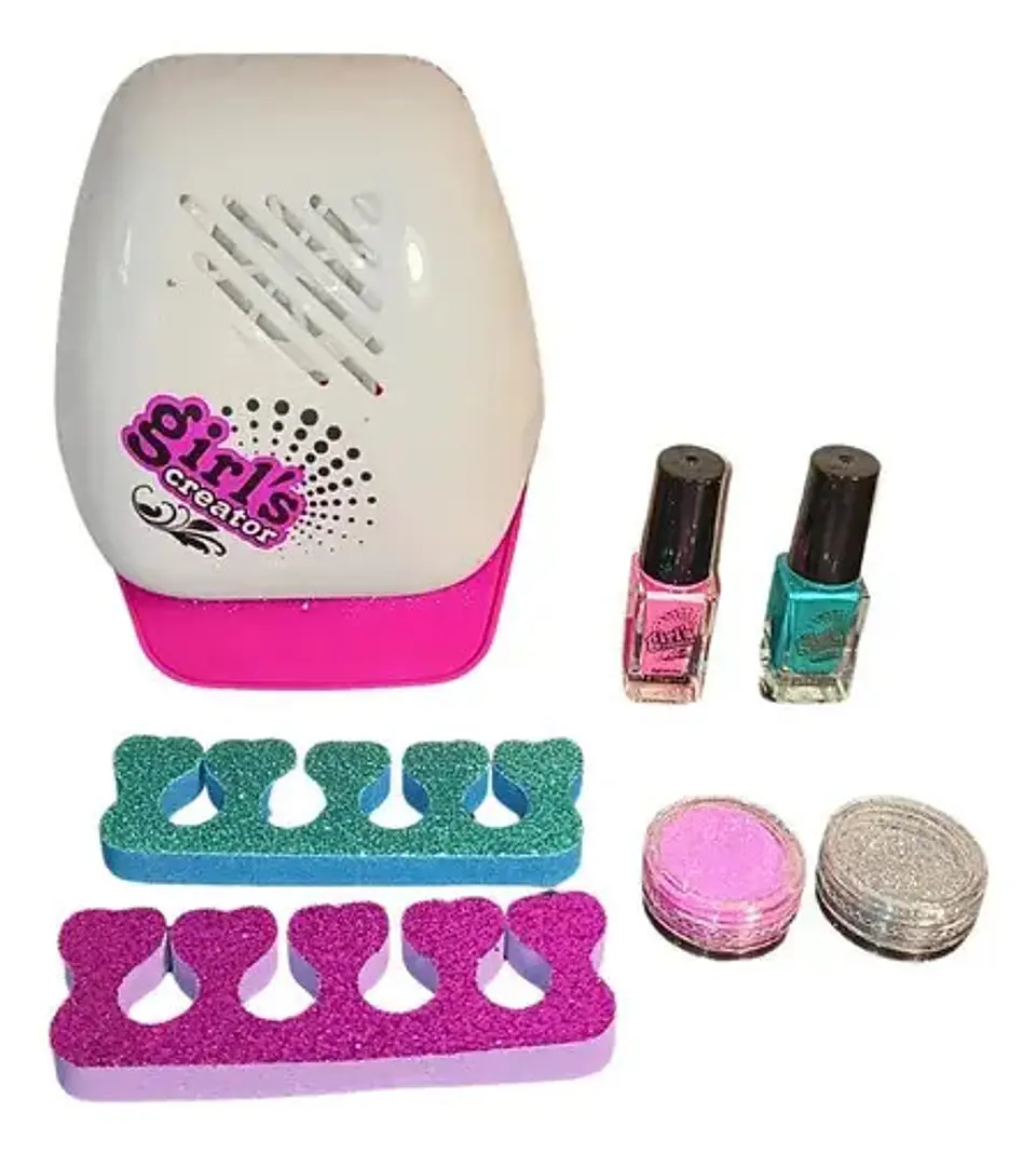 Set De Uñas Para Niñas Juguete Esmaltes De Belleza 2