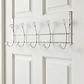 Perchero Metálico Cristal Para Puerta 10 Ganchos Ropa Lujo Diamantes - Miniatura 3