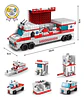 Armar Ambulancia 1000 Pcs 6 En 1 Bloques Fichas Armatodo - Miniatura 4