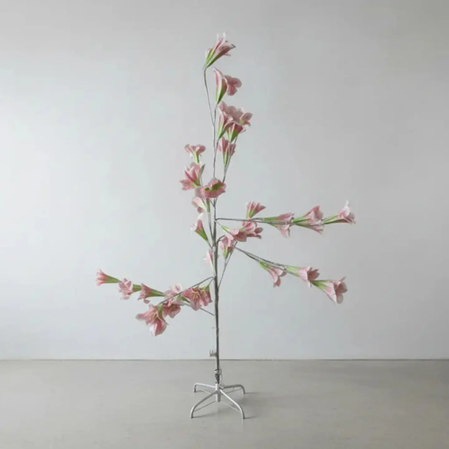 Arbol Hojas Luz Decoración Bodas Color Rosa 130 Cm Navidad 1