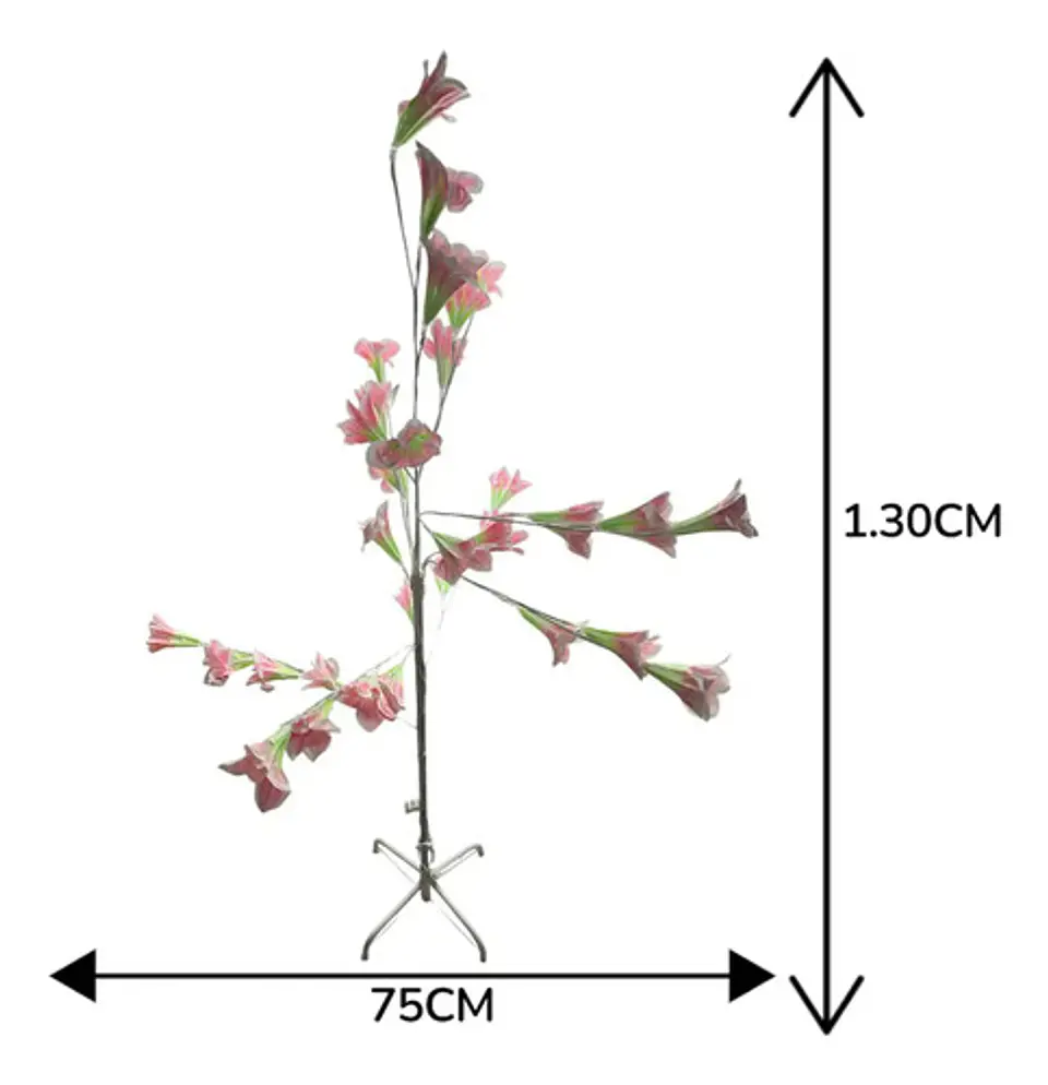 Arbol Hojas Luz Decoración Bodas Color Rosa 130 Cm Navidad 4