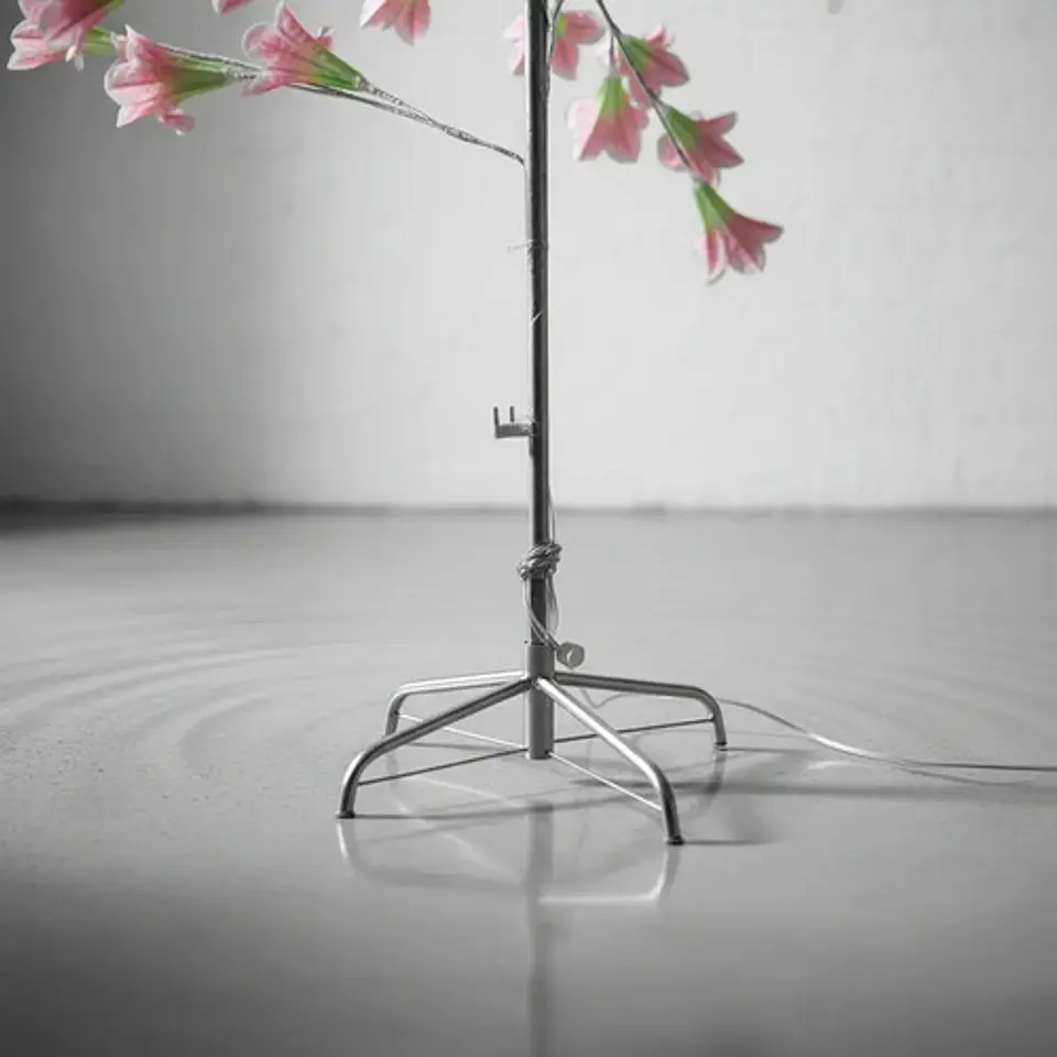 Arbol Hojas Luz Decoración Bodas Color Rosa 130 Cm Navidad 5