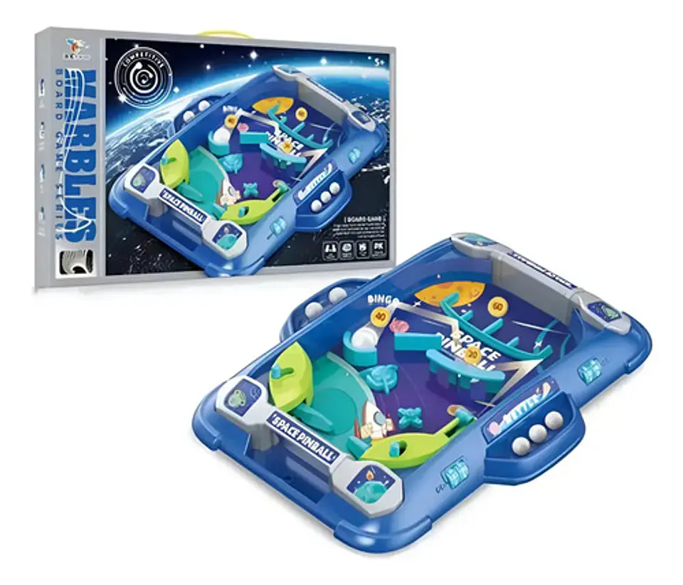 Juego De Mesa Pinball Space Astronauta Juguete Portátil 2