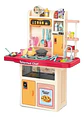 Cocina Infantil Grande Chef 97cm Agua Vapor Sonidos 74pcs - Miniatura 6