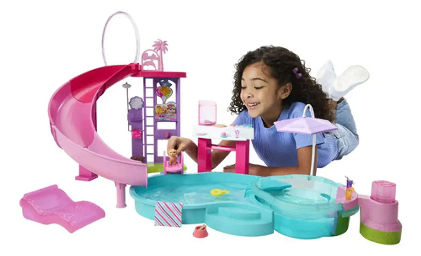 Set De Juguetes Barbie Dream Pool Piscina Mattel 5