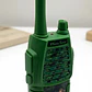 Walkie Talkies Radio Infantil 400 Metros Alcance Verde Milit - Miniatura 5