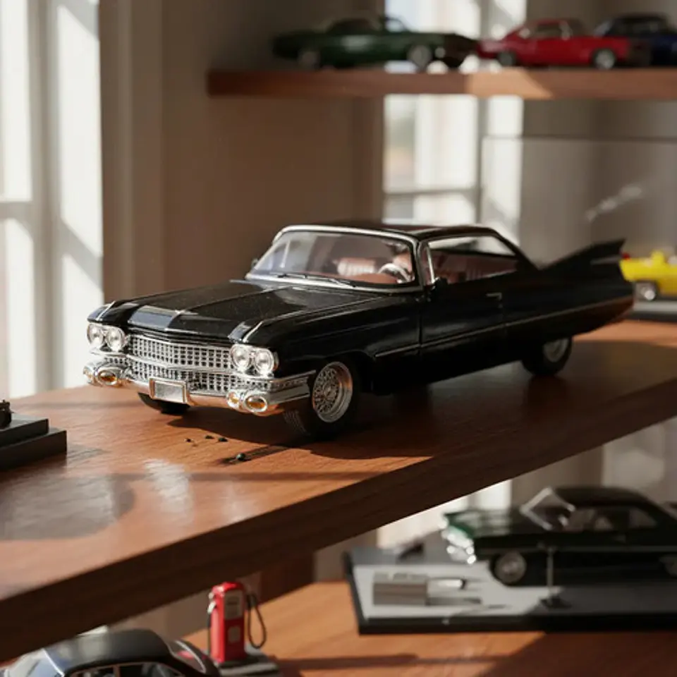 Carro A Escala 1:24 Cadillac 1959 Clásico Colección 2