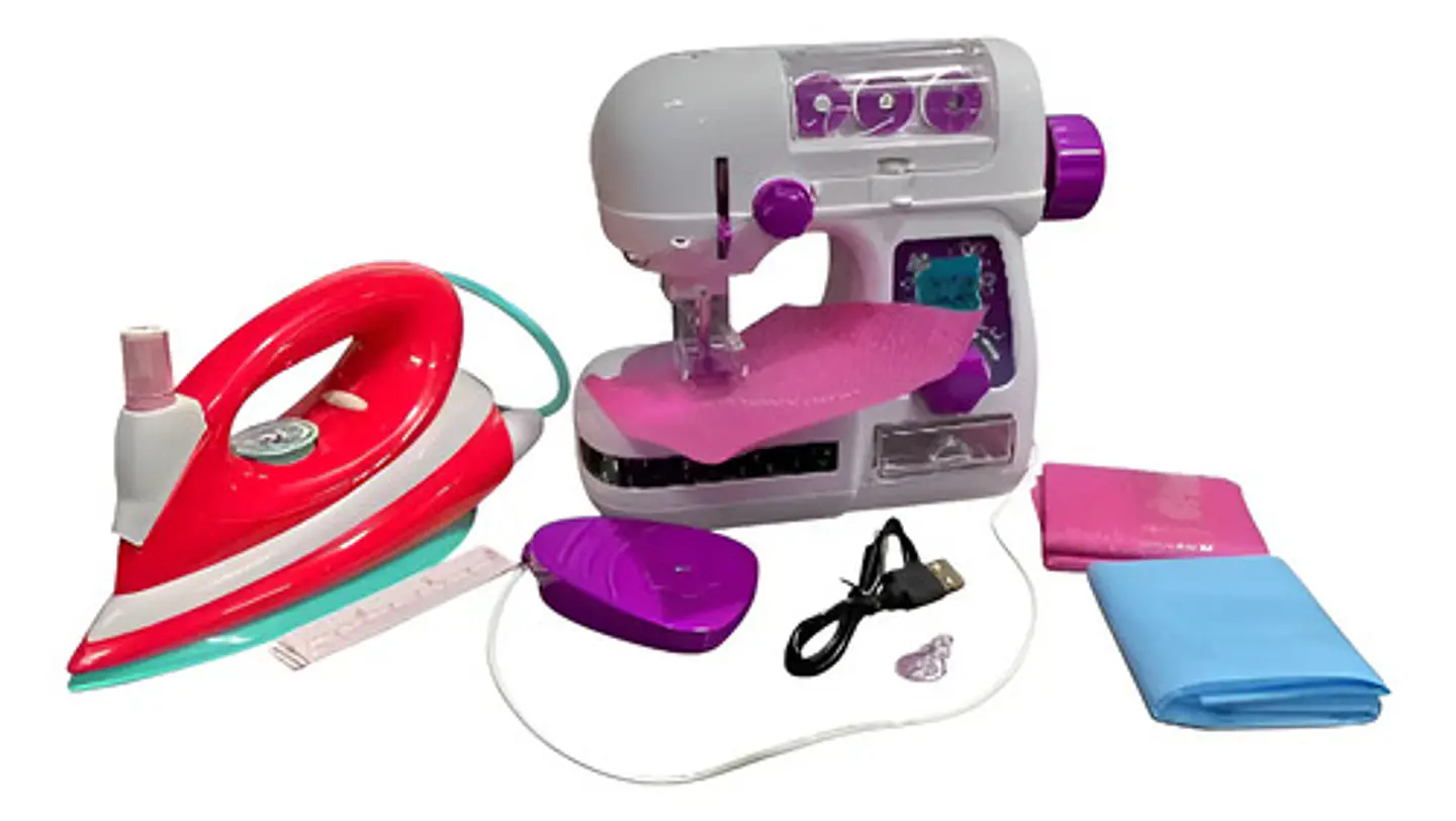 Juguete Máquina De Coser Eléctrica Luz Funcional +plancha 1