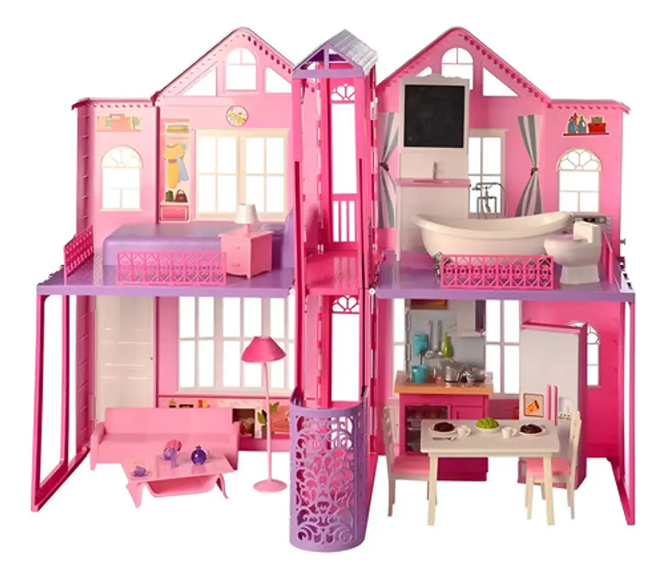 Casa De Muñecas Defa Lucy Dos Pisos Con Accesorios 8440 2