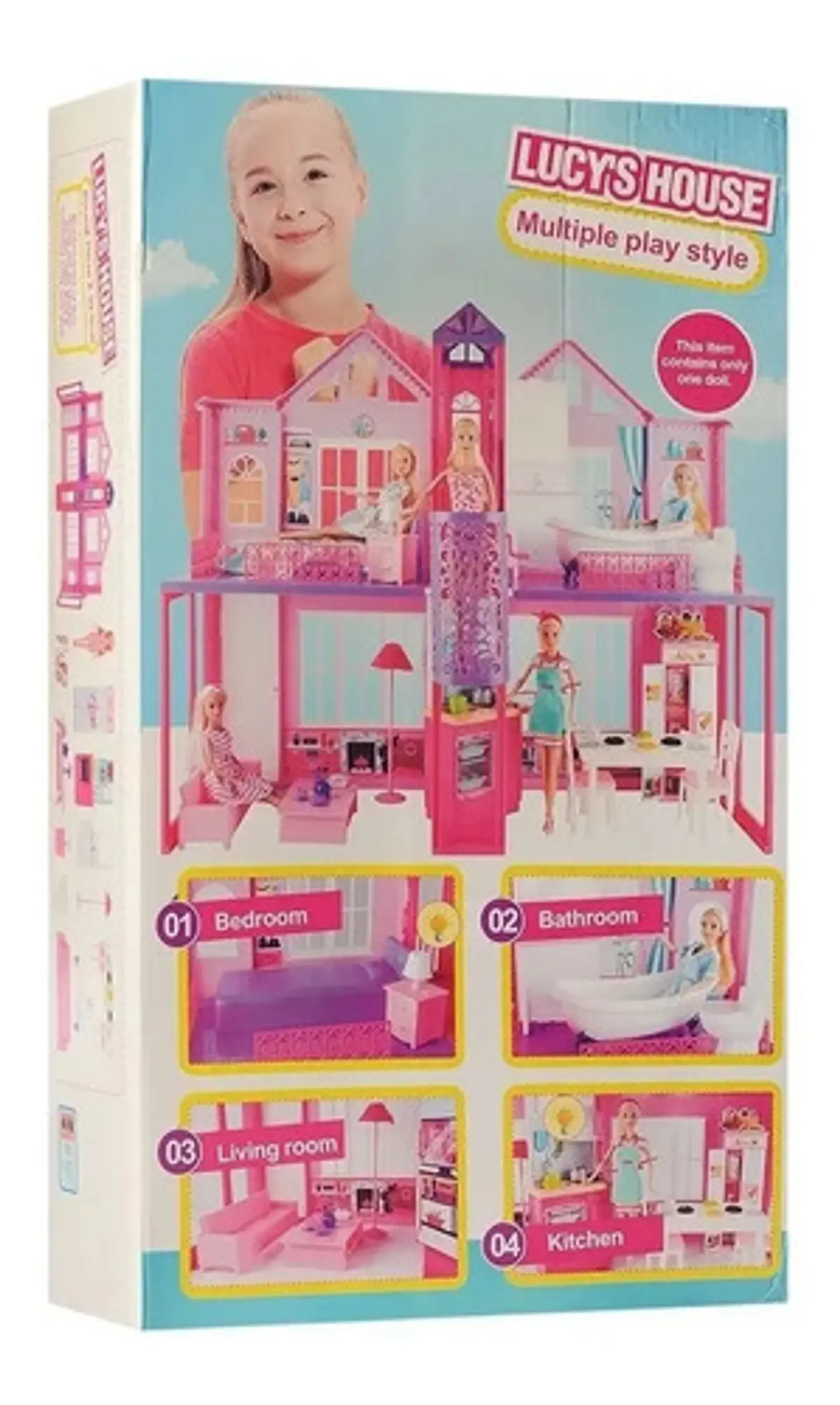 Casa De Muñecas Defa Lucy Dos Pisos Con Accesorios 8440 6