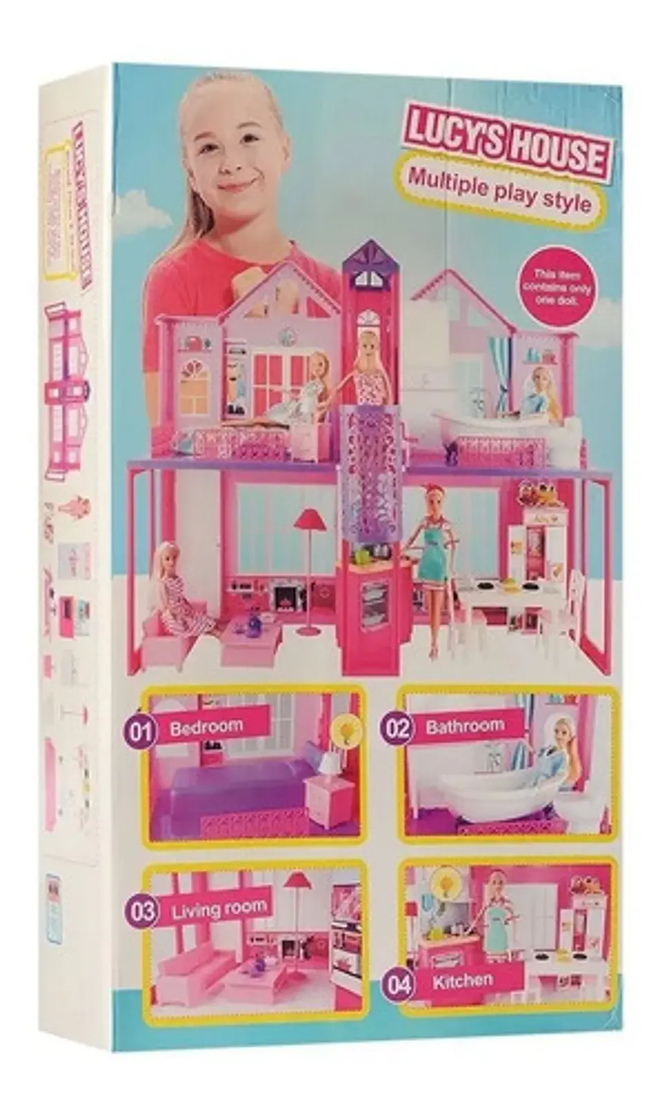 Casa De Muñecas Defa Lucy Dos Pisos Con Accesorios 8440 6