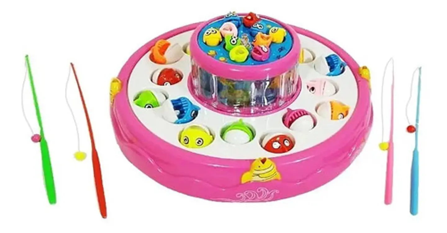 Juego De Pesca Para Niños Fishing Game Luces Sonido 8002 2