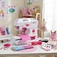 Maquina De Coser De Juguete Sewing Machine Niñas Blanco - Miniatura 3