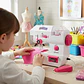 Maquina De Coser De Juguete Sewing Machine Niñas Blanco - Miniatura 4