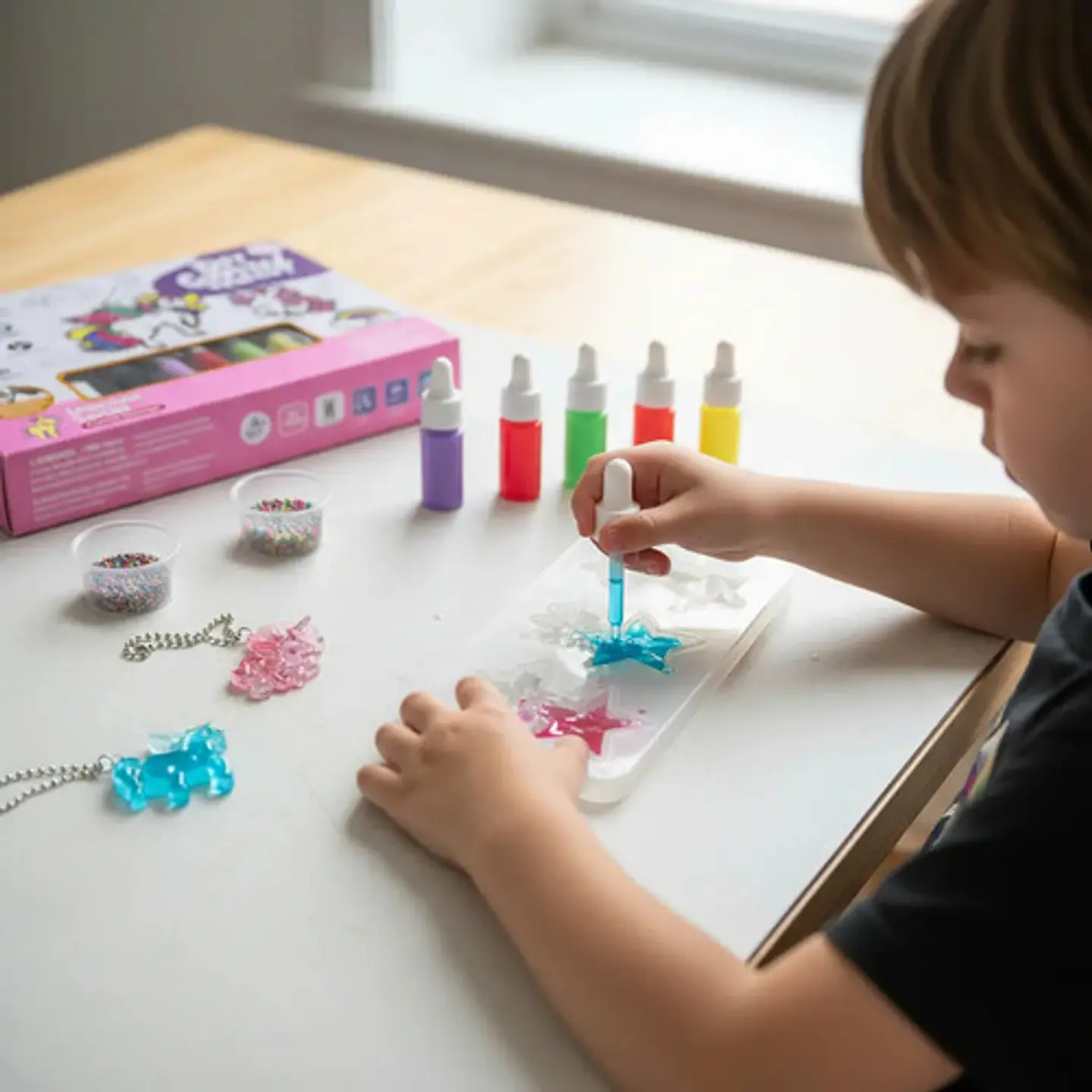 Kit Manualidades Dijes Unicornio Para Niños Diy Pintura 2