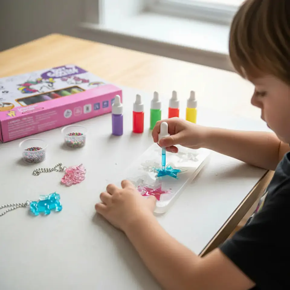 Kit Manualidades Dijes Unicornio Para Niños Diy Pintura 2